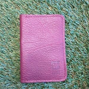 Portland Leather Goods Plum Passport Holder